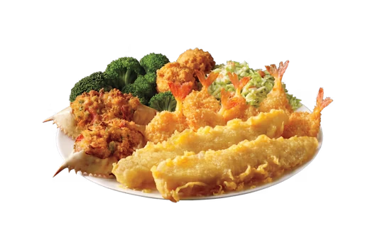 Deluxe Seafood Platter at Captain D's