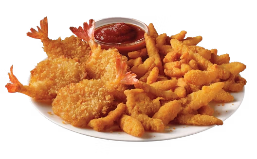 Clam Strips & Butterfly Shrimp at Captain D's