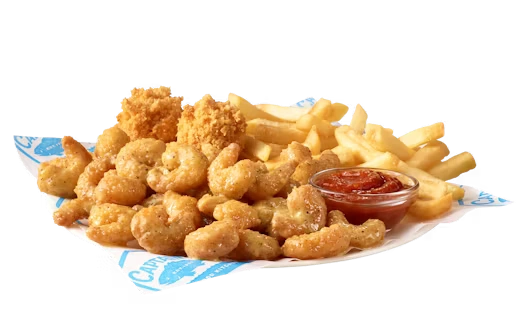 Garlic Butter Shrimp & Fries