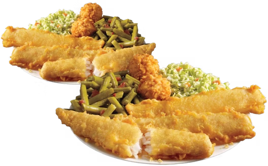 Two 3 Piece Fish Meals at Captain D's