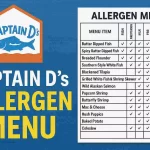 Captain D’s Allergen Menu Allergen