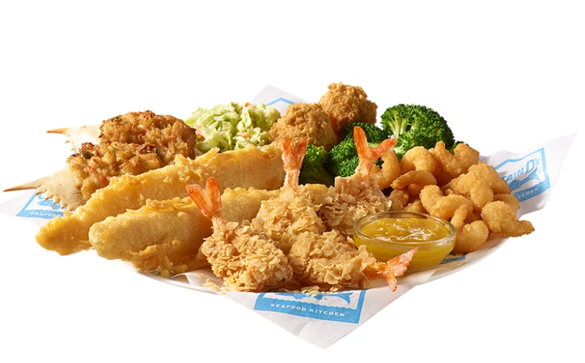 Ultimate Seafood Platter with Crispy Crunchy Shrimp