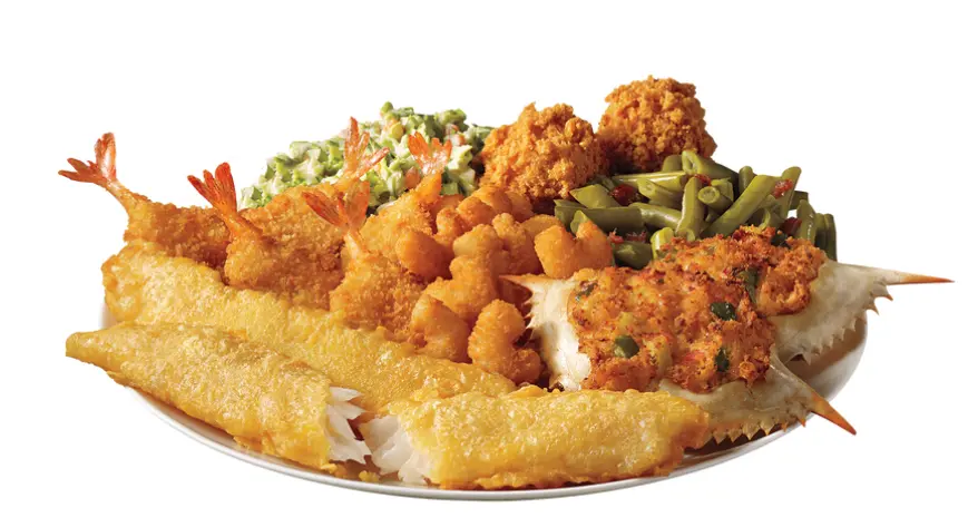 Ultimate Seafood Platter at Captain D's