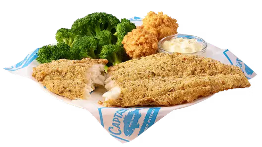 Country-Style Garlic & Herb White Fish Meal at Captain D's