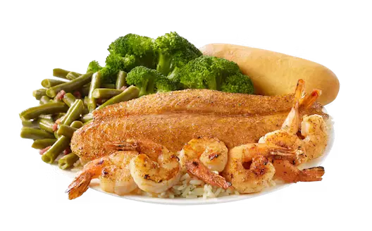 Grilled White Fish & Shrimp Meal at Captain D's